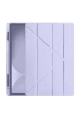 Newface İpad Pro 11 (2024) Kılıf Kalemlikli Hugo Tablet Kılıfı - Lila