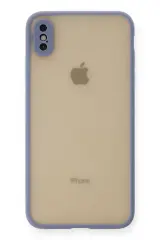 Newface İphone Xs Max Kılıf Montreal Silikon Kapak - Gri