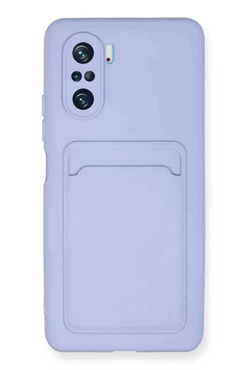 Newface Xiaomi Mi 11i Kılıf Kelvin Kartvizitli Silikon - Lila