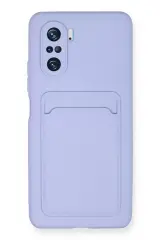 Newface Xiaomi Mi 11i Kılıf Kelvin Kartvizitli Silikon - Lila