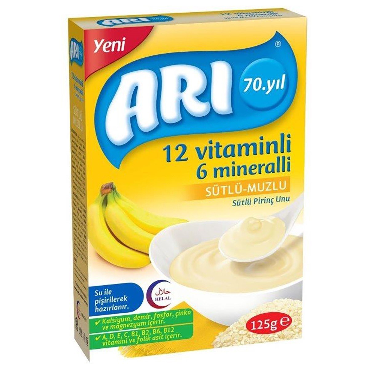 Arı Mama Sütlü Muzlu 125 gr