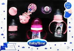 Baby Time Bebek Hediye Seti 5 li - Pembe