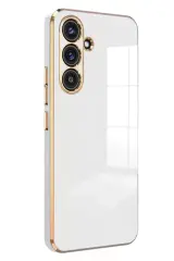 Newface Samsung Galaxy S25 Fe Volet Silikon - Beyaz