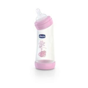 Chicco Eğimli Biberon 250 ml - Pembe