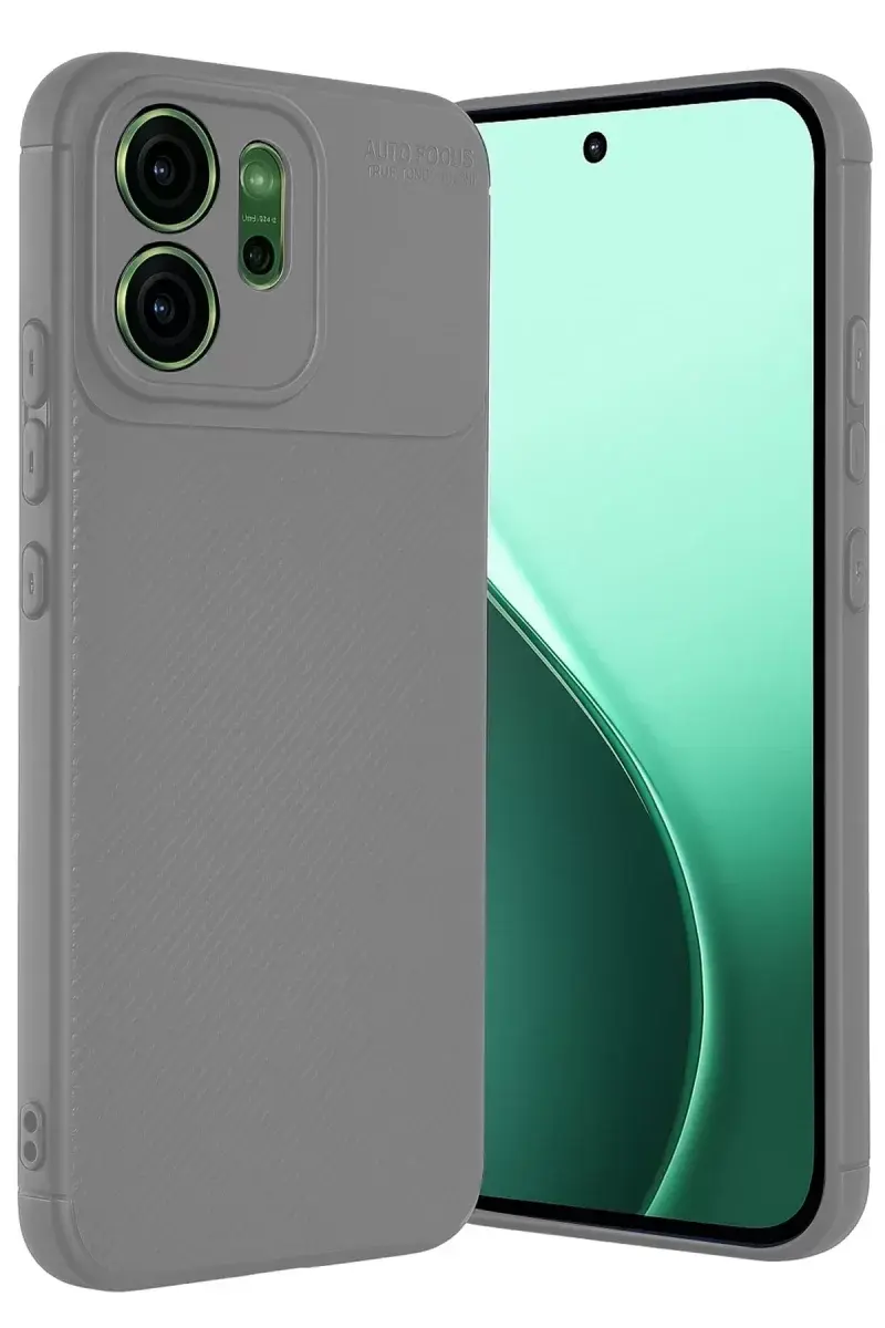 Newface Oppo Reno 14f Auto Focus Karbon Kapak - Gri