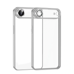 İphone 17 Air Razer Lensli Silikon - Gümüş