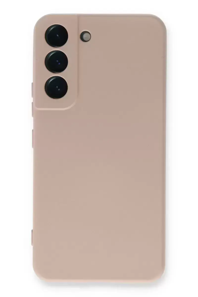 Newface Samsung Galaxy S23 Kılıf Nano İçi Kadife Silikon - Pudra