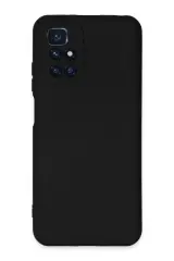 Newface Xiaomi Redmi 10 2022 Kılıf Nano İçi Kadife Silikon - Siyah