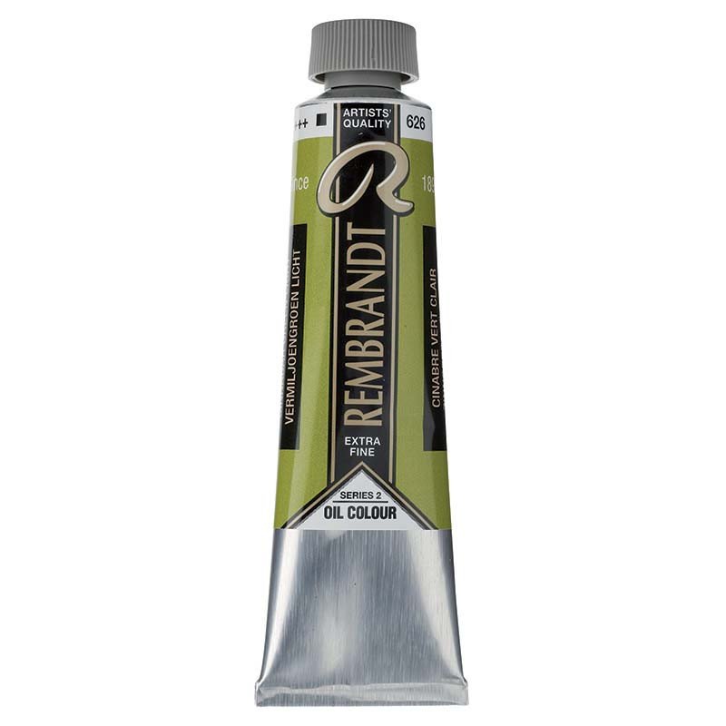 Rembrandt Yağlıboya - 40ml - Cinnabar Green Light - S2 - N.626