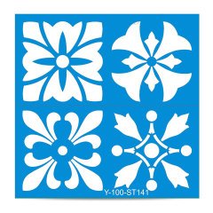 Stencil 30X30cm N:St-141 Dörtlü Talavera-2