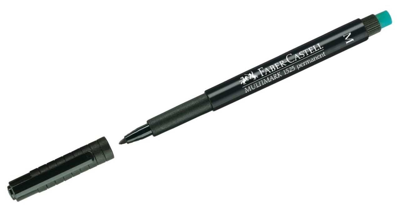 Permanent Kalem M Seri 1mm N:1525 Siyah Asetat Kalemi