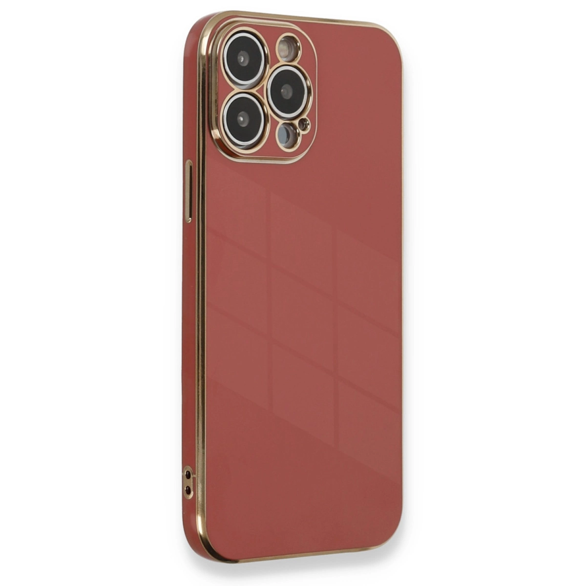 İphone 13 Pro Kılıf Volet Silikon - Kırmızı