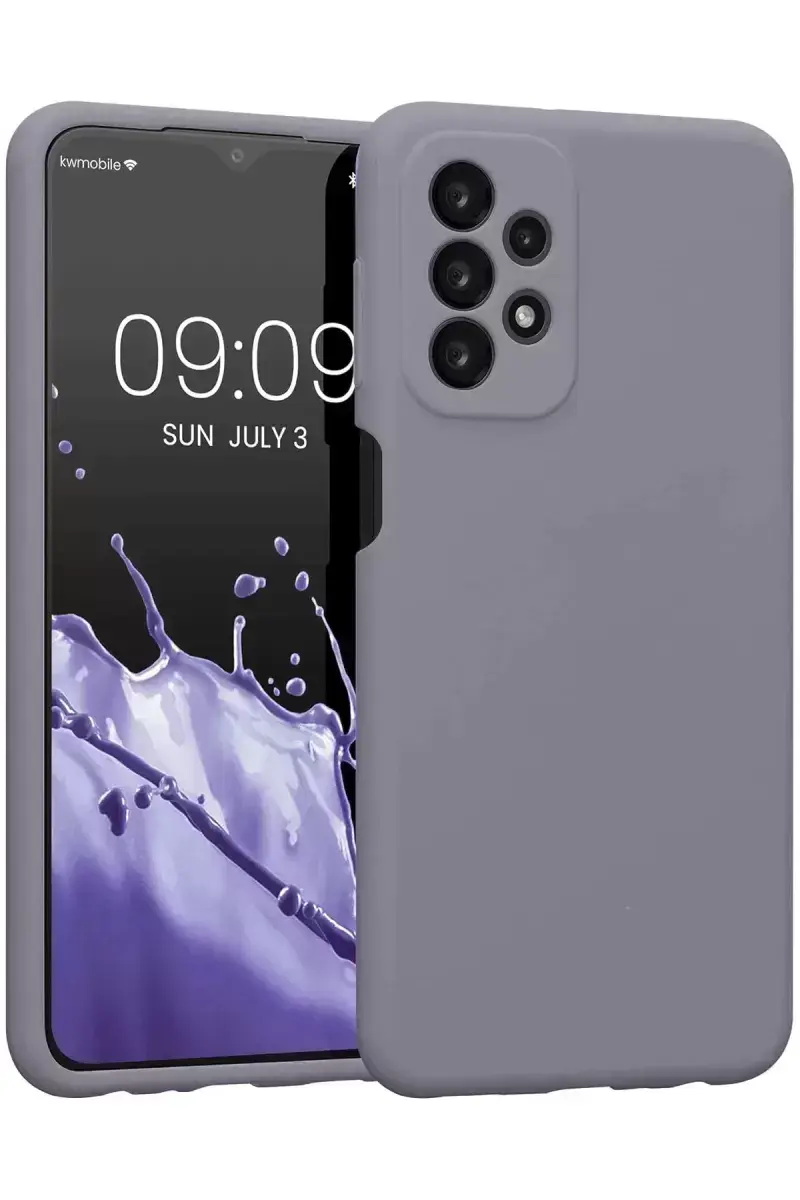 Newface Samsung Galaxy A23 4g Kılıf First Silikon - Gri