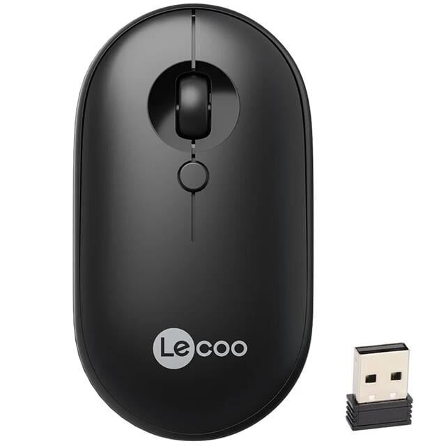 Lenovo Lecoo Ws212 1600 Dpı 4 Tuşlu Kablosuz Siyah Optik Mouse
