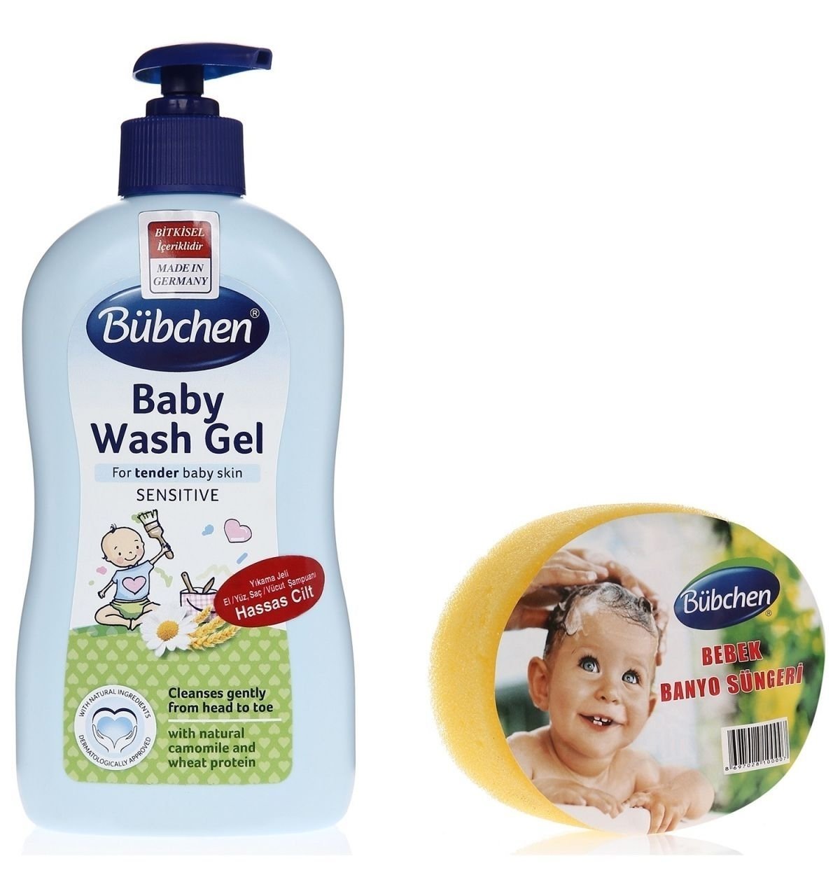 Bübchen Bebek Yıkama Jeli + Sünger Hediyeli