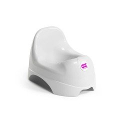 OkBaby Ergo Klozet Adaptörü & Relax Eğitici Oturak / Beyaz
