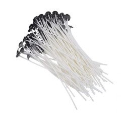 Hazır Mum Fitili 12 cm 25 Adet