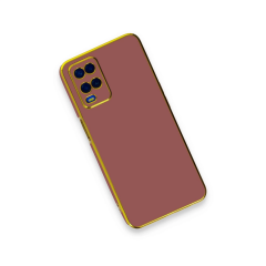 Oppo A54 4g Kılıf Volet Silikon - Kırmızı