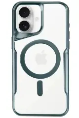 Newface Apple İphone 16 Kılıf Boyi Magsafe Silikon Kapak - Turkuaz