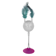 Markapet Gülenyüz Hacı Yatmaz Ödül Hazneli Kedi Oyuncağı Vantuzlu 6 X 30 cm Pembe