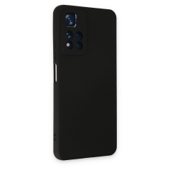 Xiaomi Redmi Note 11 Pro Plus 5g Kılıf Nano İçi Kadife Silikon - Siyah