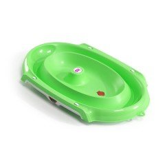 OkBaby Onda Slim Katlanır Bebek Küveti & Hippo Banyo Siperliği / Yeşil