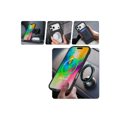 İphone 17 Pro Max Regal Magsafe Standlı Kapak - Açık Pembe