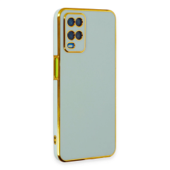 Oppo A54 4g Kılıf Volet Silikon - Açık Yeşil