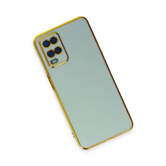 Oppo A54 4g Kılıf Volet Silikon - Açık Yeşil