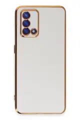 Newface Oppo A74 4g Kılıf Volet Silikon - Beyaz