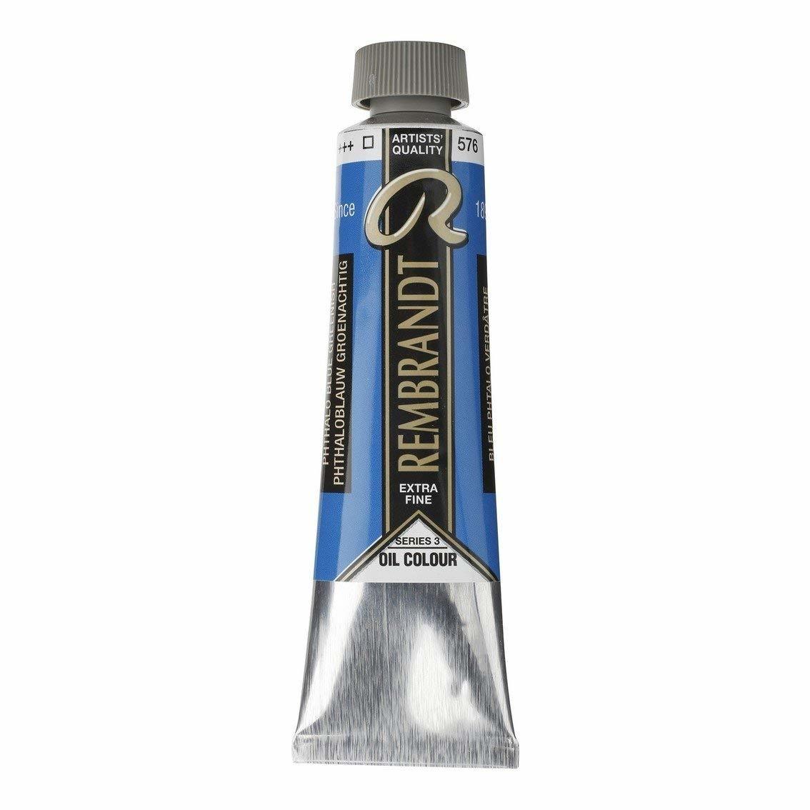 Rembrandt Yağlıboya - 40ml - Phthalo Blue Greenish - S3 - N.576