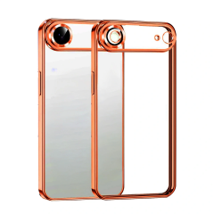 İphone 17 Air Razer Lensli Silikon - Turuncu