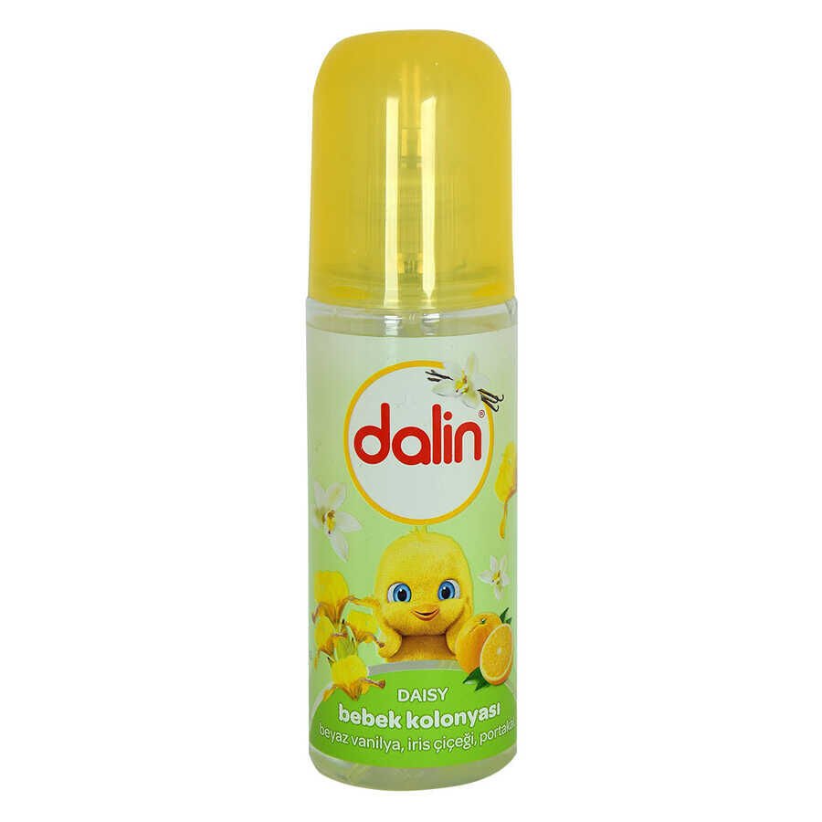 Daisy Bebek Kolonyası Beyaz Vanilya İris Çiçeği Portakal Kokulu 65 Derece 150 ML