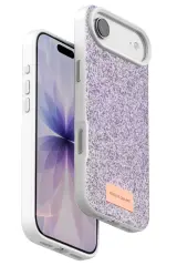 Onegif Apple İphone 17 Air Bright Simli Kapak - Lila