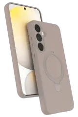 Newface Samsung Galaxy A35 5g Regal Magsafe Standlı Kapak - Çöl Titanyum