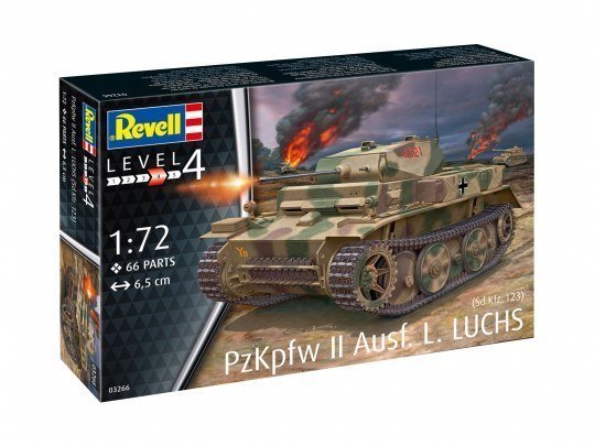 Maket Askeri Tank N:03266 1/72 PZKPFW L LUCHS SD (KFZ 123)