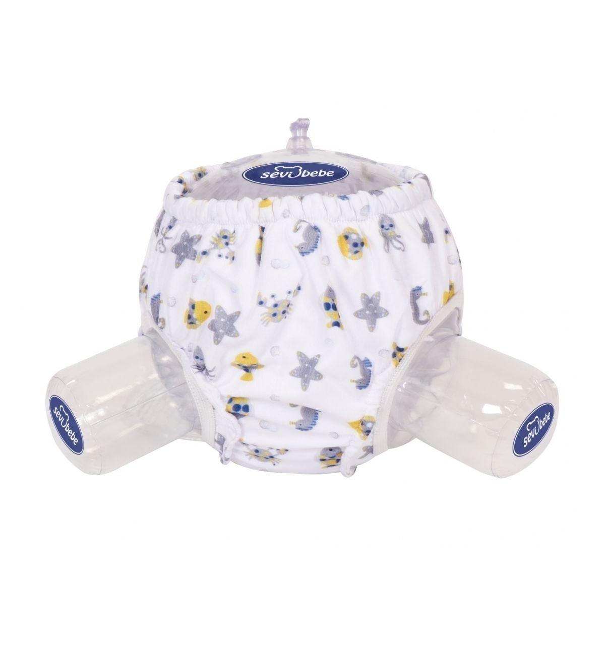 Sevi Bebe Lüks Alıştırma Külotu - Akvaryum Desen 2No (15-20 Kg)