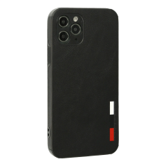 İphone 11 Pro Max Kılıf Loop Deri Silikon - Siyah