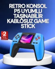 P5 Retro Gamepad | 520 Klasik Oyunlu Mini Oyun Konsolu