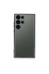 Newface Samsung Galaxy S23 Ultra Kılıf Razer Lensli Silikon - Yeşil