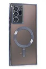 Newface Samsung Galaxy Note 20 Ultra Kılıf Kross Magneticsafe Kapak - Sierra Blue