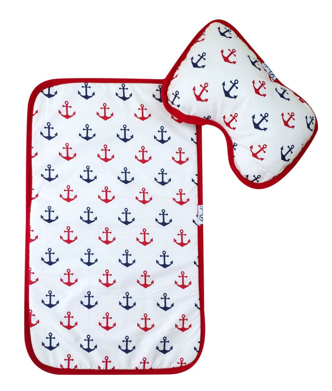 AyBaby AY697 Çapa Desenli Bebek Alt Açma Minderi 55x40 Cm - Kırmızı