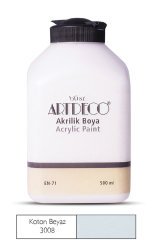 Akrilik Boya 500ml 3008 Koton Beyaz