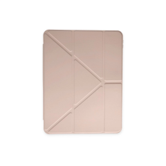 İpad Pro 12.9 (2021) Kılıf Kalemlikli Mars Tablet Kılıfı - Rose Gold
