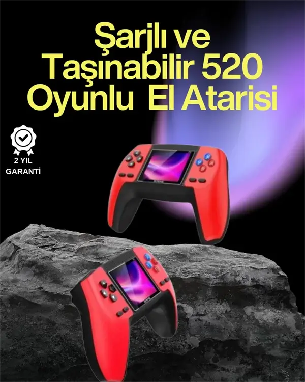 P5 Retro Gamepad – 520 Klasik Oyunlu Tak-çalıştır Mini Konsol