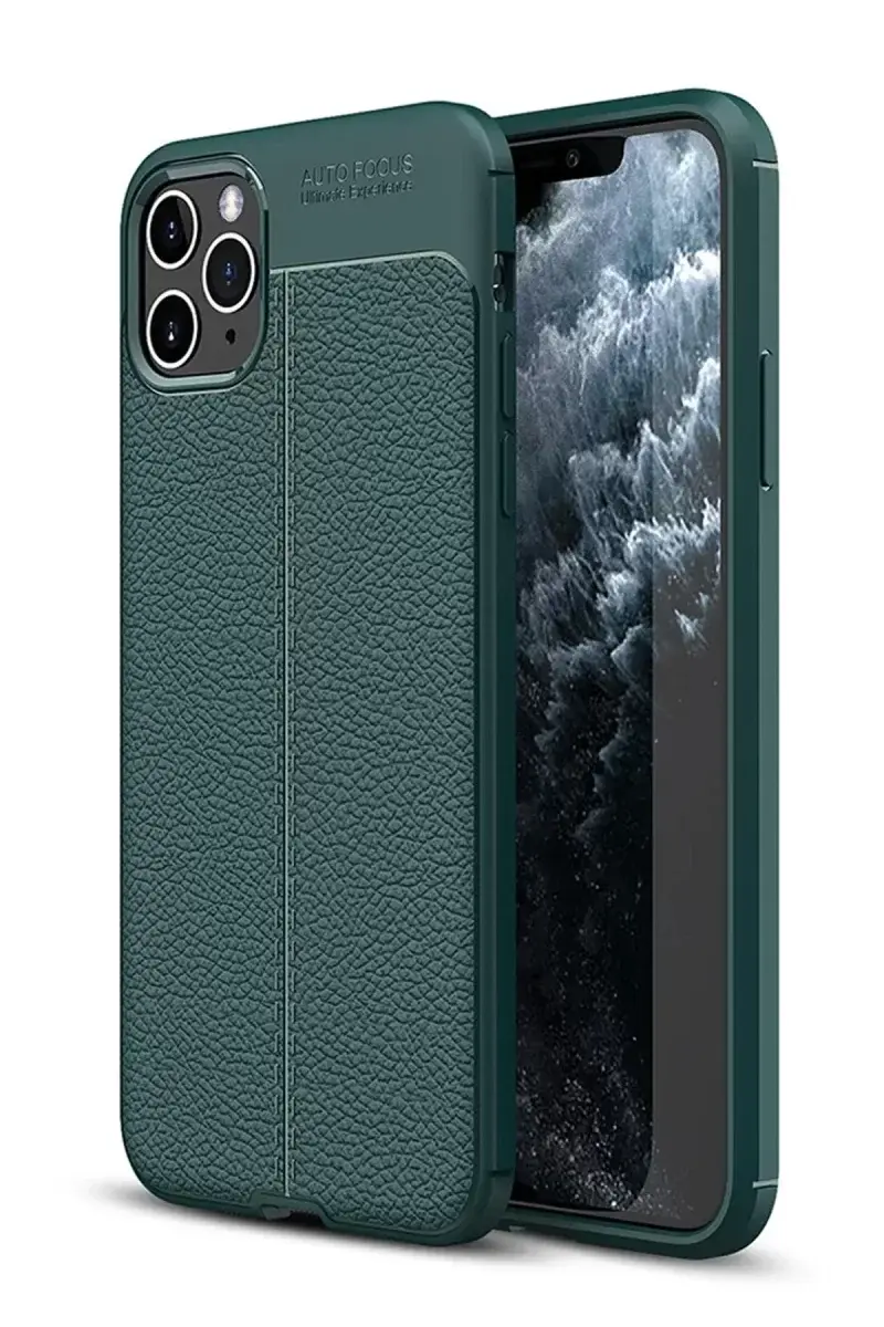 Newface İphone 11 Pro Kılıf Auto Focus Kapak - Yeşil