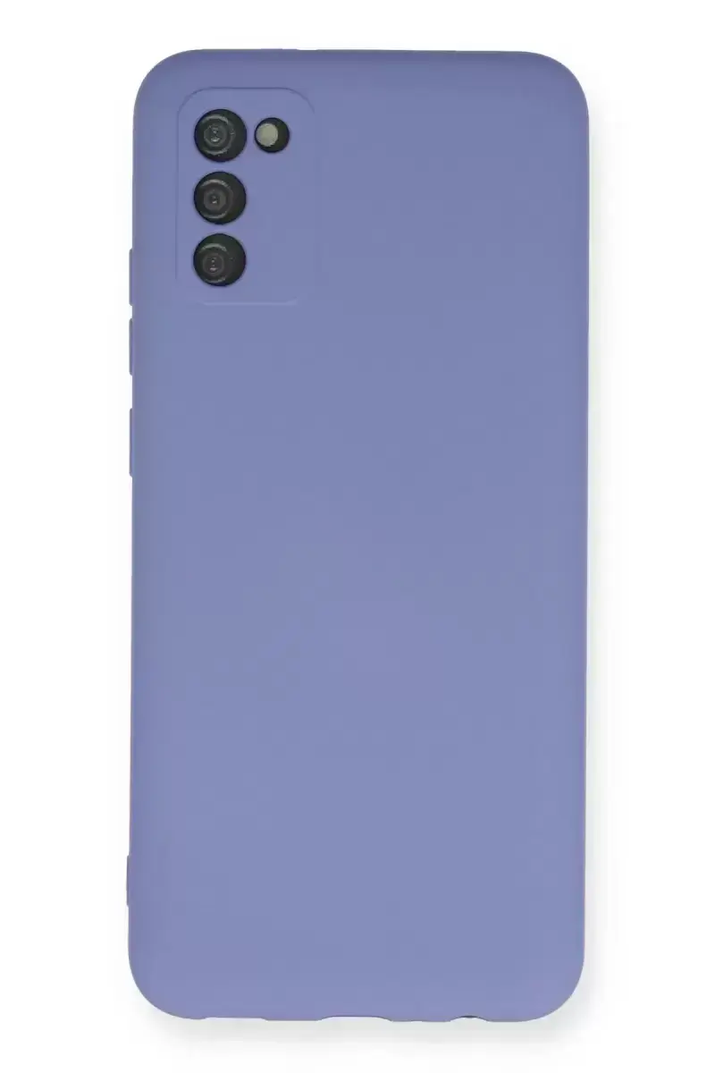 Newface Samsung Galaxy A03s Kılıf Nano İçi Kadife Silikon - Lila