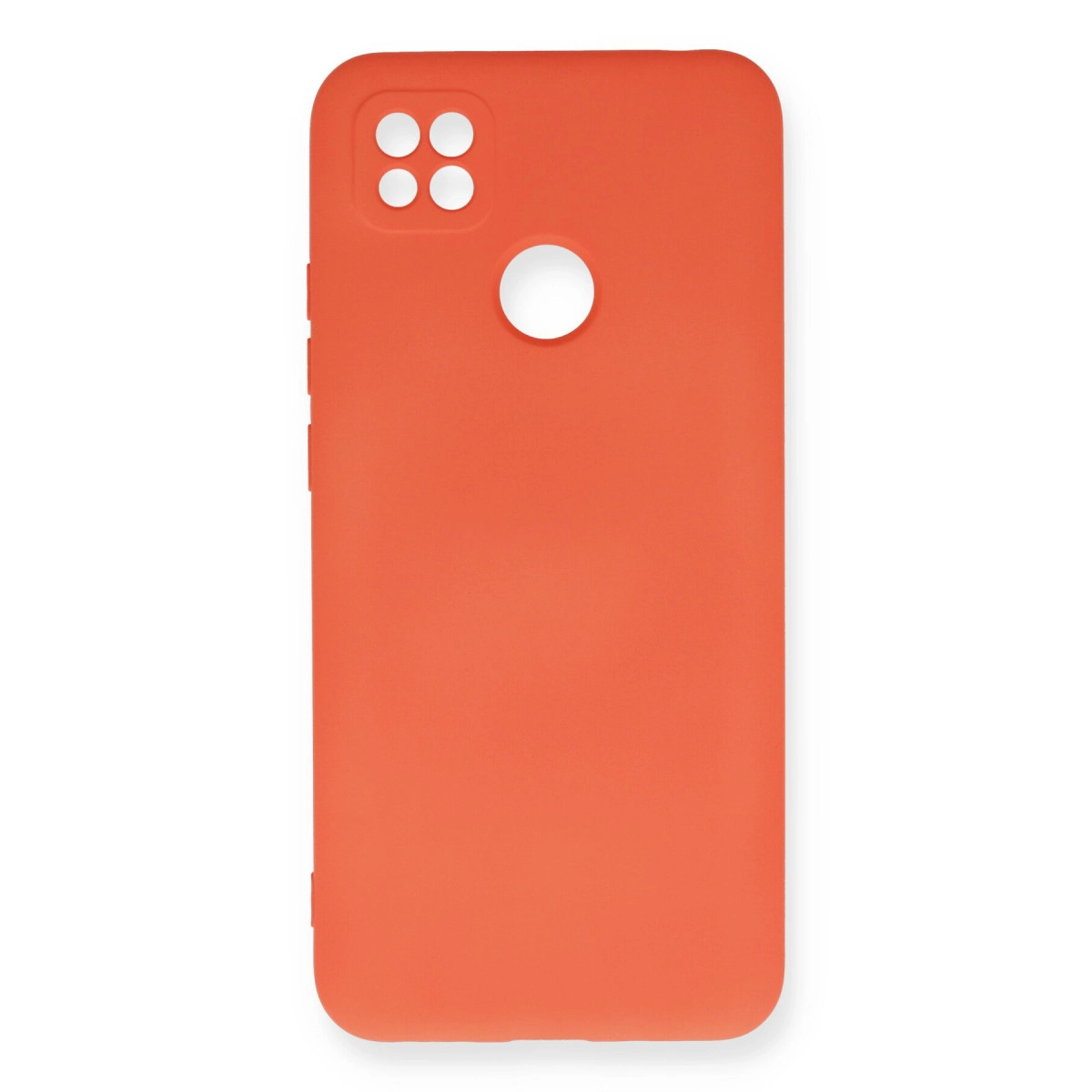 Xiaomi Redmi 9c Kılıf Nano İçi Kadife Silikon - Turuncu