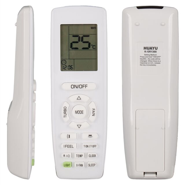 Huayu K-gr1368 Üniversal Gree Akıllı Klima Kumandası