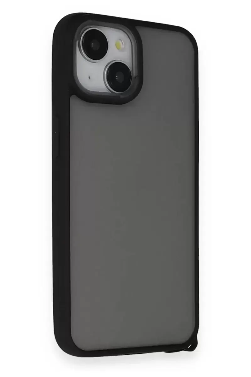 Newface Apple İphone 14 Kılıf Elegant Kapak - Siyah